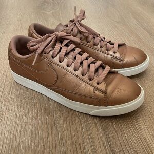 Rose Gold Nike sneakers size 7.5 women’s